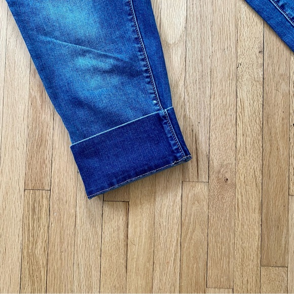 Gap Straight Cuff Crop Coupe 3/4 Droite Mid Rise Jeans Size 6R - Picture 7 of 12